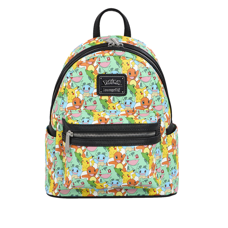 Pokémon Pikachu And Starters All Over Print Mini Backpack, , hi-res view 1