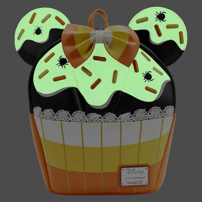 Exclusive - Minnie Mouse Candy Corn Cupcake Glow Mini Backpack, , hi-res image number 3