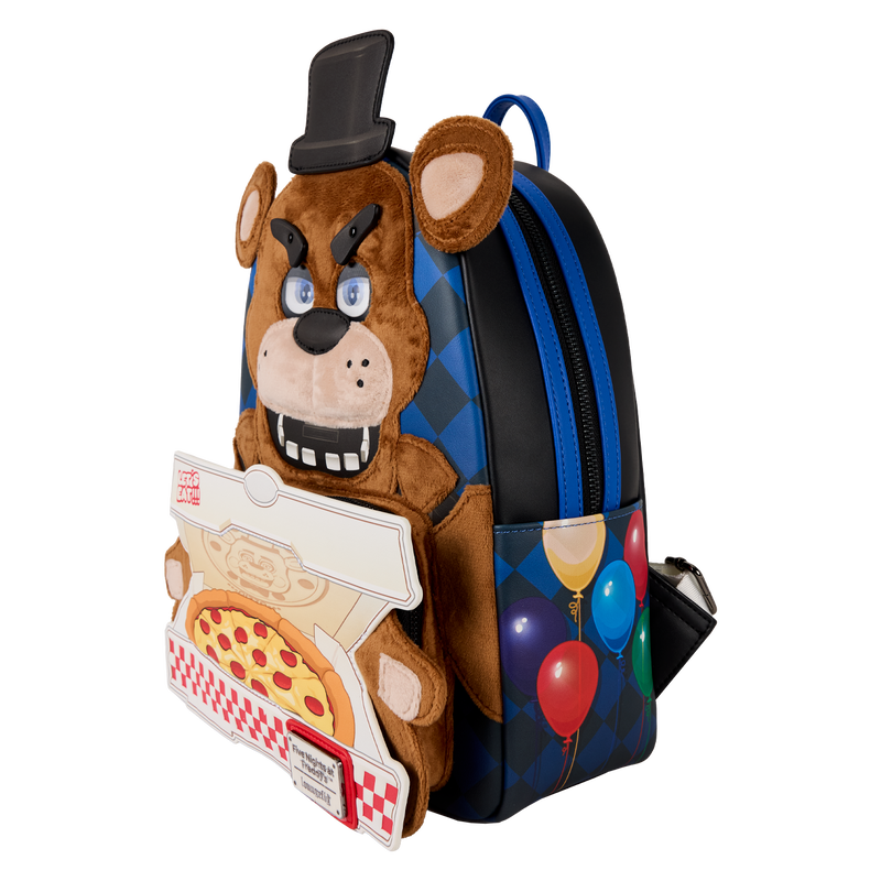 Five Nights at Freddy's Freddy Fazbear Plush Cosplay Lenticular Mini Backpack, , hi-res view 5