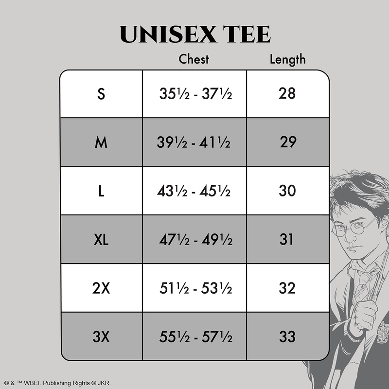 Harry Potter Sketch Unisex Tee, , hi-res view 4