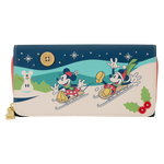 Mickey & Minnie Holiday Wristlet Wallet, , hi-res view 1