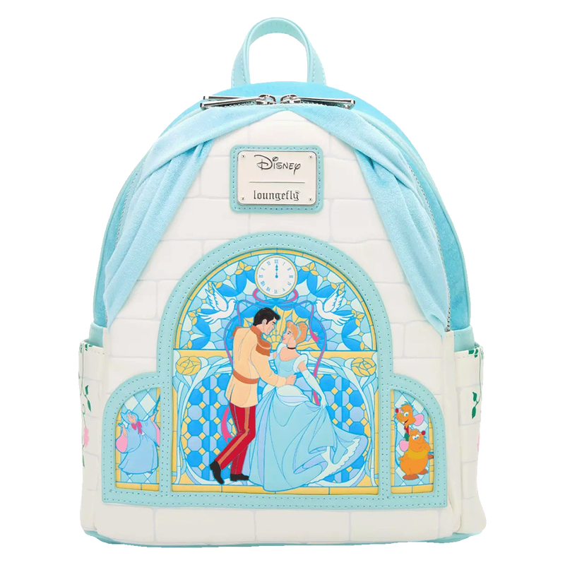Disney Cinderella & Prince Stained Glass Curtain Mini Backpack, , hi-res view 1
