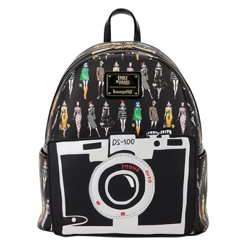 Emily in Paris Limited Edition Camera All-Over Print Mini Backpack,  Emily in Paris Limited Edition Camera All-Over Print Mini Backpack, Image 1