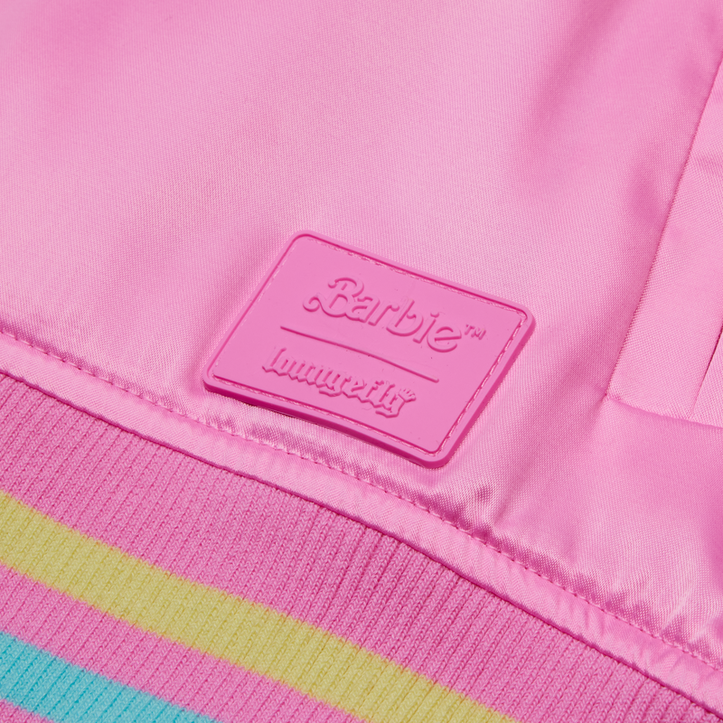Loungefly Barbie バービー 65周年 ボンバージャケット Barbie™ 65th Anniversary Unisex Bomber Jacket | Loungefly