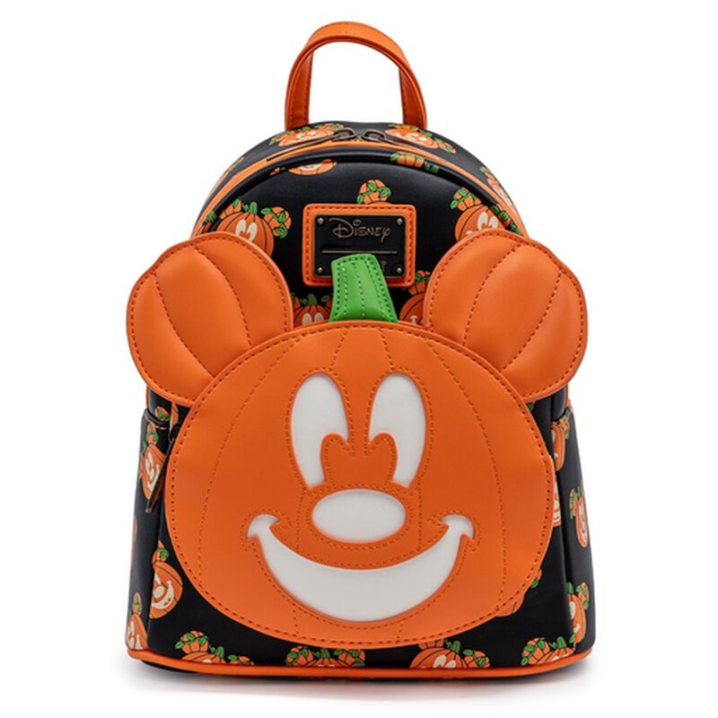 Disney Mickey-O-Lantern Glow in the Dark Mini Backpack, , hi-res view 1
