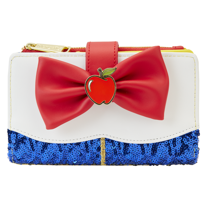 Snow White Princess Sequin Series Flap Wallet, , hi-res image number 1