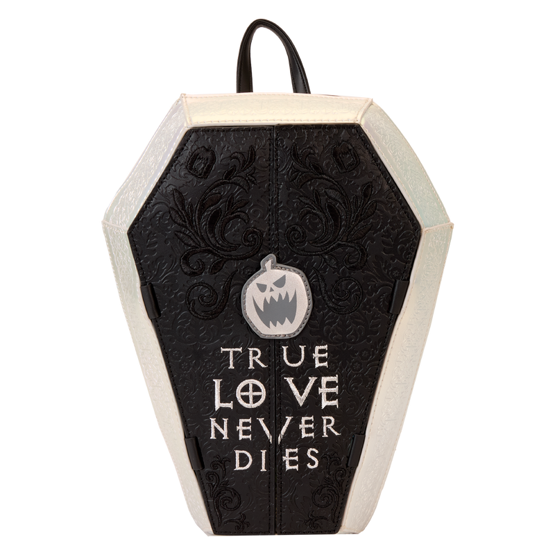 NYCC Limited Edition The Nightmare Before Christmas Jack & Sally Figural Coffin Mini Backpack, , hi-res view 1