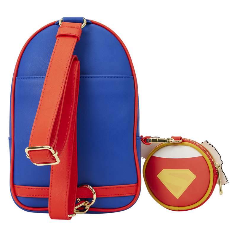 Supergirl Krypto Sling Crossbody Bag with Coin Bag, , hi-res view 5