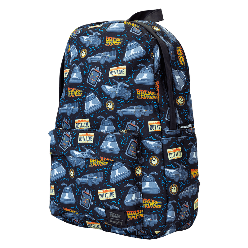 Back To The Future 40th Anniversary All-Over Print Nylon Full-Size Backpack, , hi-res view 4