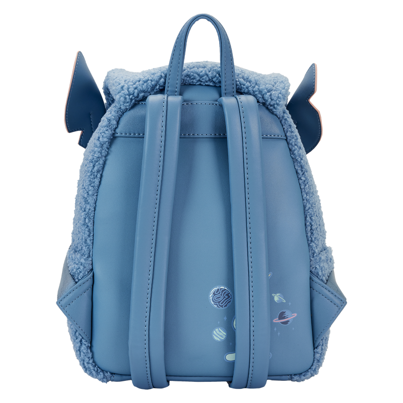 Disney Stitch Plush Sherpa Mini Backpack Loungefly Stitch Plush Sherpa Cosplay Mini Backpack | Loungefly main image 4