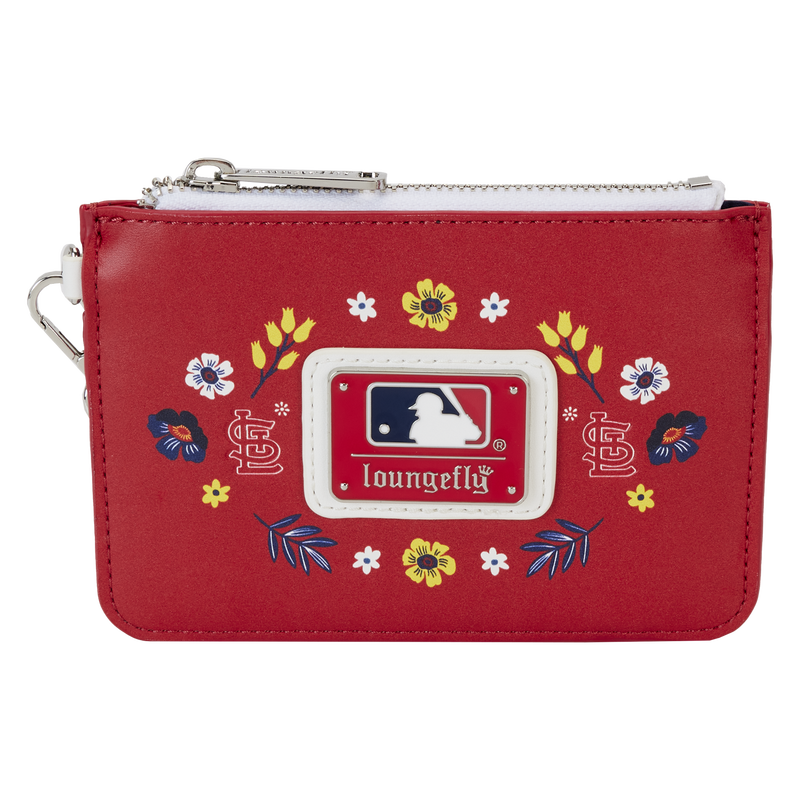 MLB St. Louis Cardinals Floral Card Holder Wristlet Clutch, , hi-res view 5