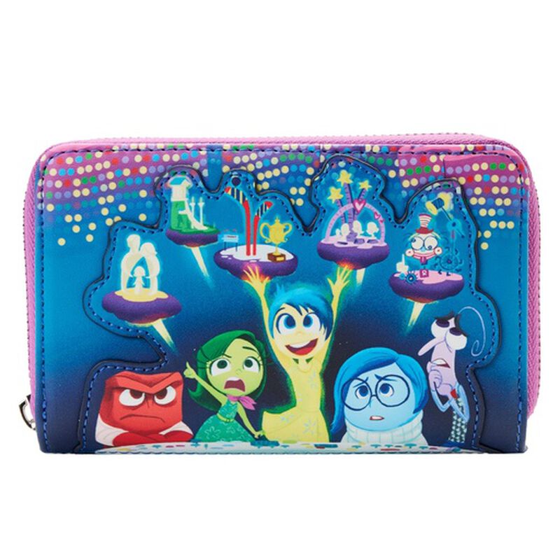 Inside Out Control Panel Glow Zip Around Wallet, , hi-res image number 1