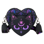 Loungefly Neon Cat Heart Figural Crossbody Bag, , hi-res view 1