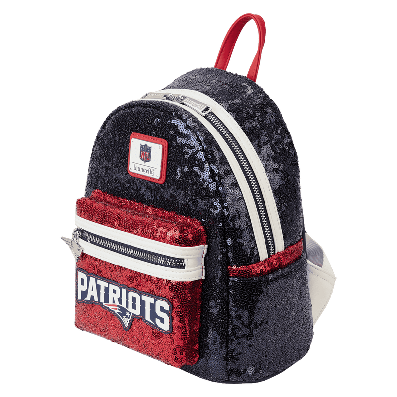 NFL New England Patriots Sequin Mini Backpack, , hi-res view 3