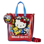 Sanrio Hello Kitty 50th Anniversary Metallic Tote Bag with Coin Bag, , hi-res view 1