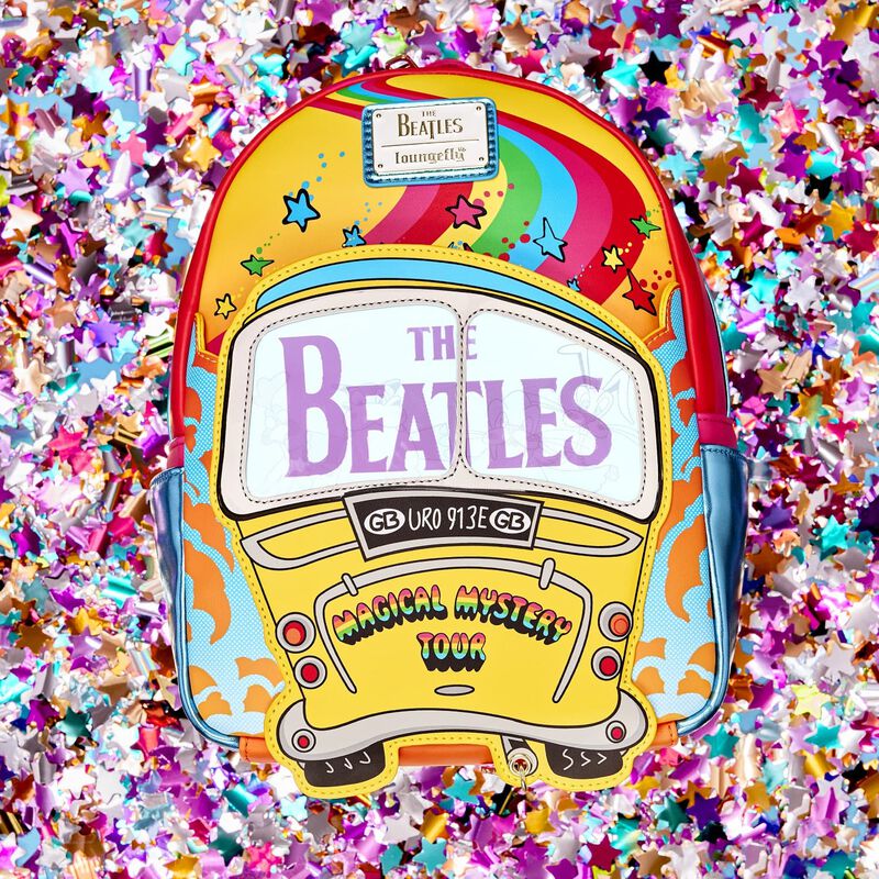 The Beatles Magical Mystery Tour Bus Lenticular Mini Backpack, , hi-res view 2