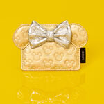 Minnie Mouse Exclusive Metallic Gold & Silver Quilted Card Holder LFlifestyle1 view 2