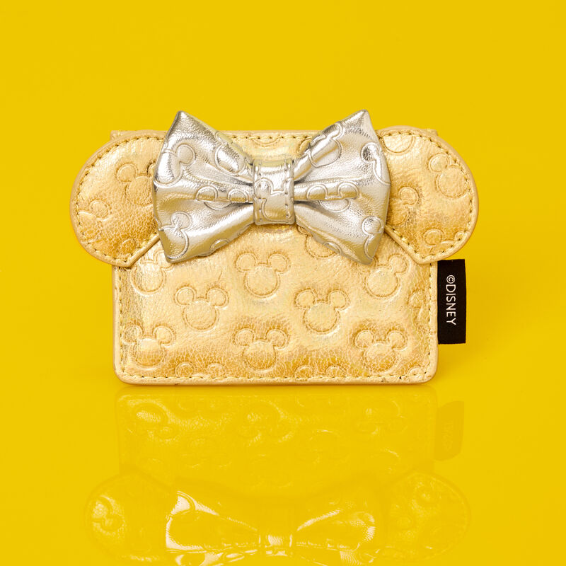 Minnie Mouse Exclusive Metallic Gold & Silver Quilted Card Holder LFlifestyle1 view 2