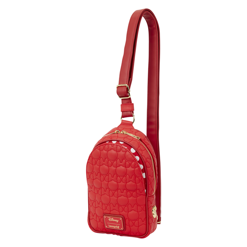 Minnie Mouse Silhouette All-Over Print Sling Crossbody Bag, , hi-res view 4