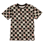 Mickey & Minnie Date Night Diner Checkered All-Over Print Unisex Tee , , hi-res view 8