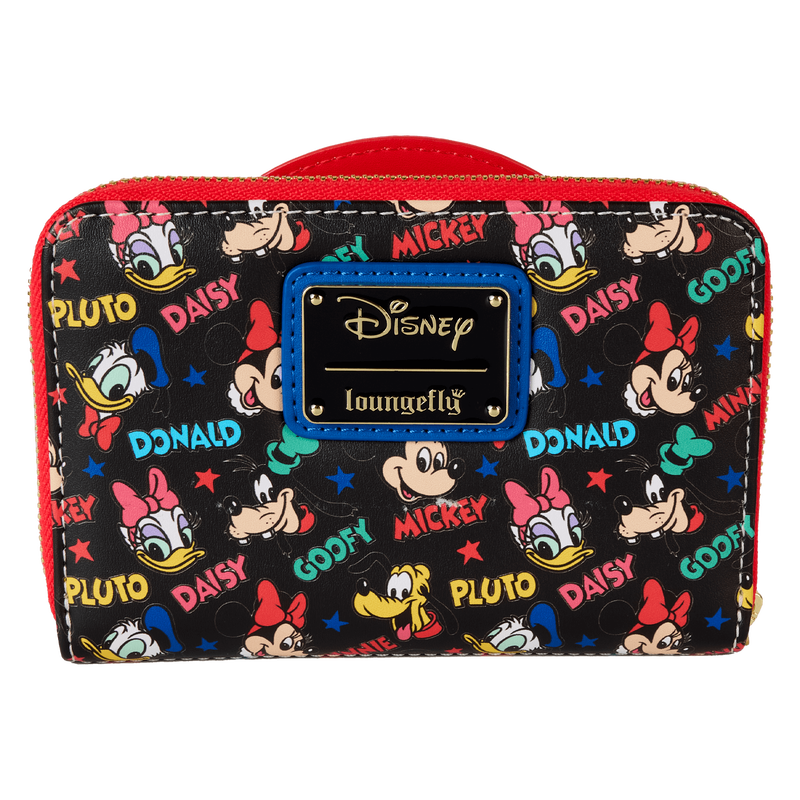 Mickey & Friends Classic All-Over Print Zip Around Wallet, , hi-res view 5