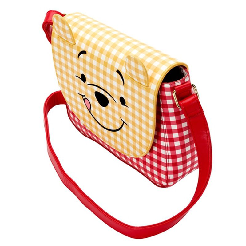 Winnie the Pooh Gingham Cosplay Crossbody Bag, , hi-res image number 3