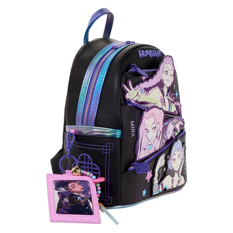 KPop Demon Hunters HUNTR/X Mini Backpack with Photo Card Charm, , hi-res view 6