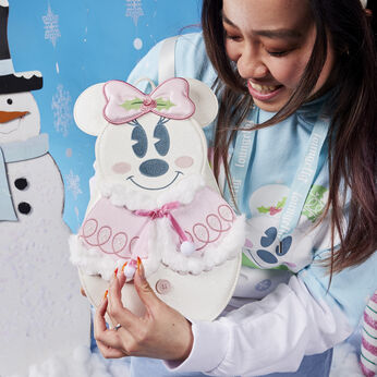 Minnie Mouse Pastel Snowman Mini Backpack, Image 2