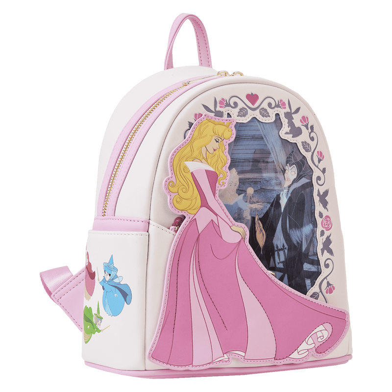 Sleeping Beauty Princess Lenticular Mini Backpack, , hi-res view 1