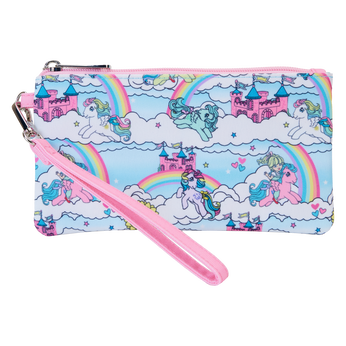 My Little Pony Sky Scene All-Over Print Nylon Zipper Pouch Wristlet, Image 1