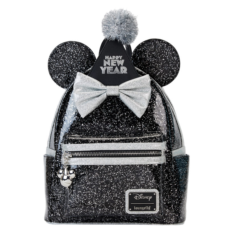 Minnie Mouse Exclusive Happy New Year Glitter Mini Backpack, , hi-res view 1