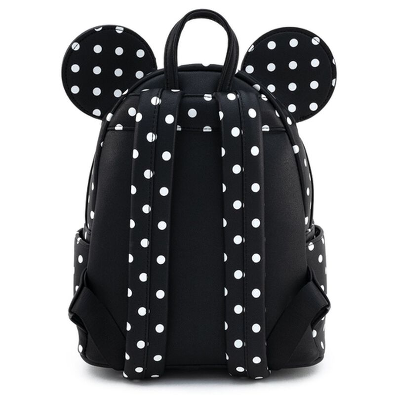 Disney Minnie Mouse Black & White Polka Dot Cosplay Mini Backpack, , hi-res view 7