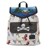 Peter Pan Exclusive Captain Hook Pirate Ship Drawstring Nylon Full-Size Backpack, , hi-res view 1