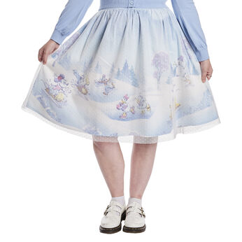 Stitch Shoppe Mickey & Friends Winter Snow Tulle Overlay Skirt, Image 1