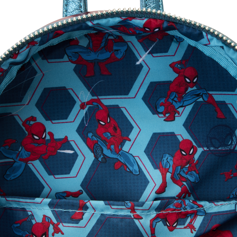 Marvel Metallic Spider-Man Cosplay Mini Backpack, , hi-res image number 6