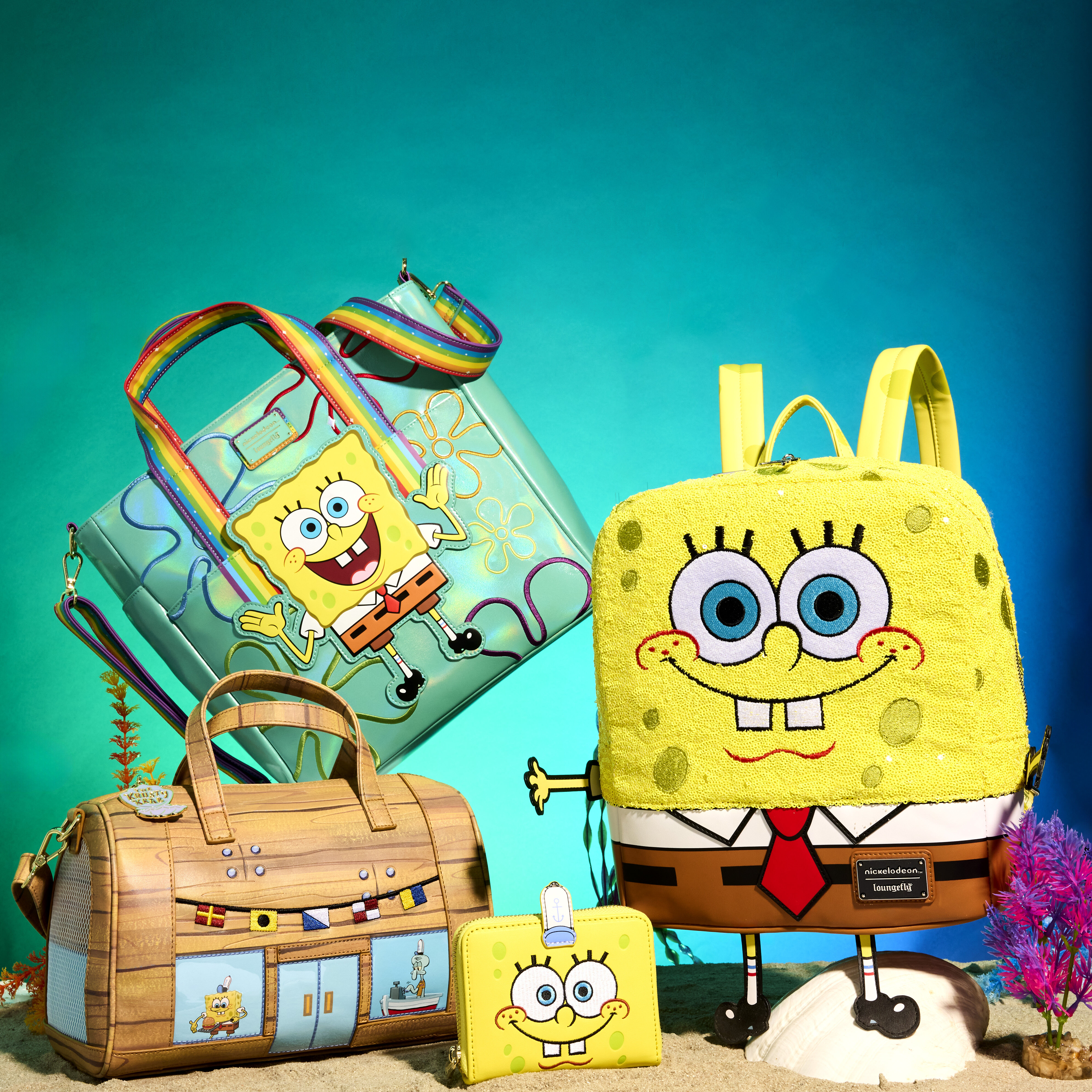 Spongebob loungefly backpack new arrivals