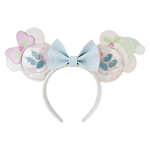 Mickey & Minnie Pastel Snowman Ear Headband, , hi-res view 1