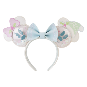 Mickey & Minnie Pastel Snowman Ear Headband, Image 1