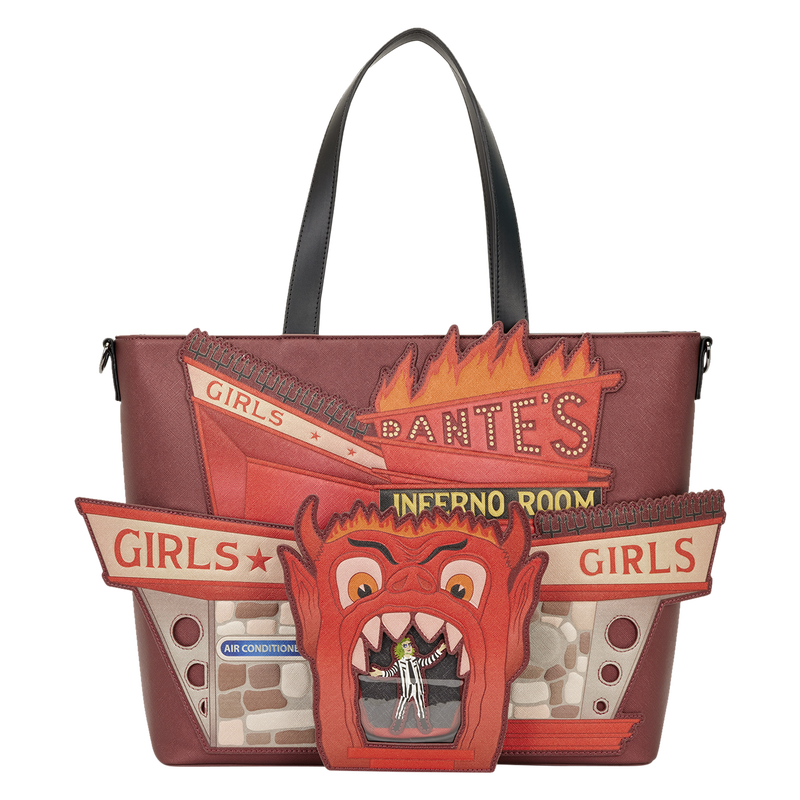 Beetlejuice Dante's Inferno Room Tote Crossbody Bag with Coin Bag, , hi-res view 1