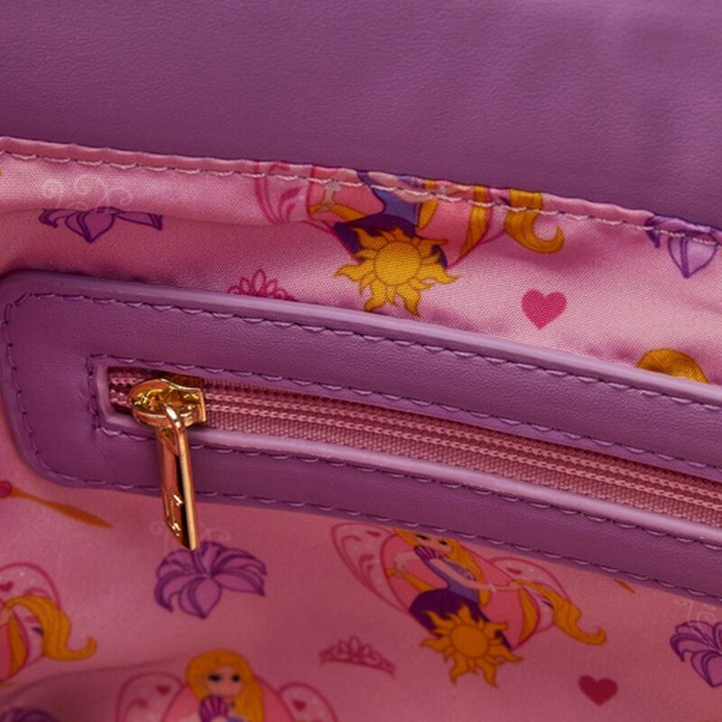 Rapunzel Princess Scene Crossbody Bag, , hi-res image number 8