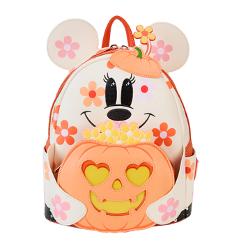 Minnie Mouse Floral Ghost Cosplay Light Up Glow Mini Backpack, Image 1