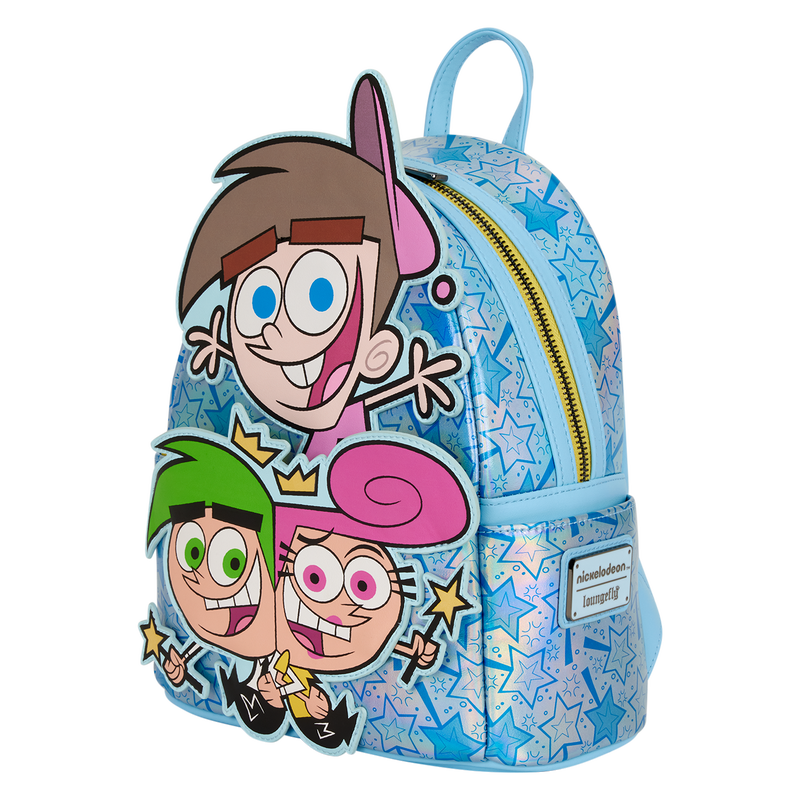 NYCC Limited Edition The Fairly OddParents Timmy, Cosmo, & Wanda Glow Mini Backpack, , hi-res view 4