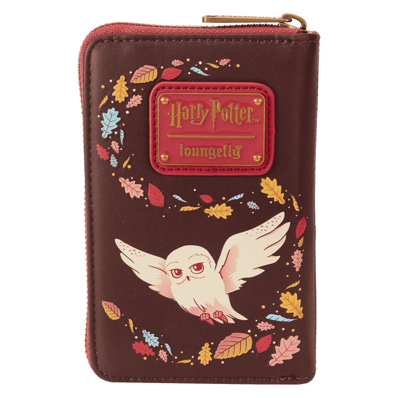 Harry Potter Hogwarts Fall Leaves Zip Around Wallet, , hi-res view 5