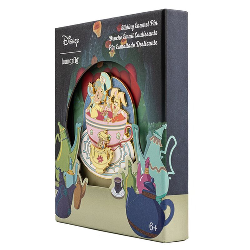 Disney Alice in Wonderland Collector Box Sliding Enamel Pin