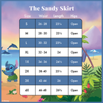 Stitch Shoppe Lilo & Stitch Beach Scene Sandy Skirt, , hi-res view 3