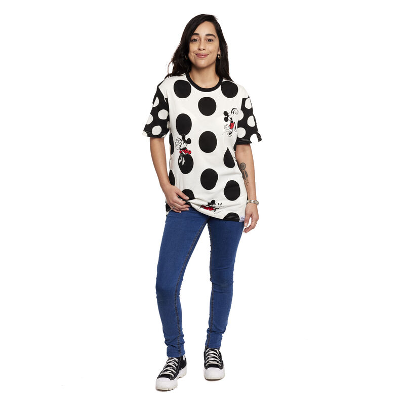 Minnie Mouse Rocks the Dots Classic All-Over Print Unisex Tee , , hi-res view 11