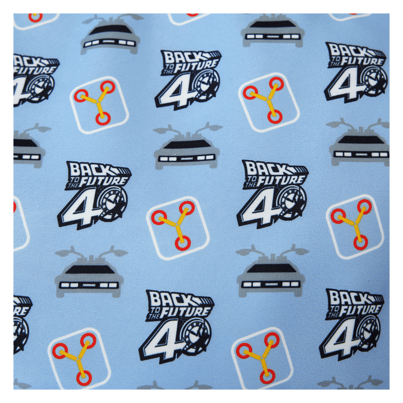 Back To The Future 40th Anniversary All-Over Print Nylon Full-Size Backpack, , hi-res view 8