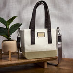 Mickey & Friends Canvas Mini Tote Crossbody Bag, , hi-res view 3