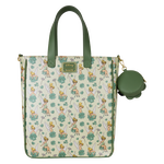 Peter Pan Tinker Bell Clover All-Over Print Tote Crossbody Bag With Coin Bag, , hi-res view 5