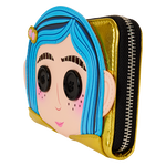 Coraline 15th Anniversary Laika Doll Metallic Cosplay Zip Around Wallet, , hi-res view 4